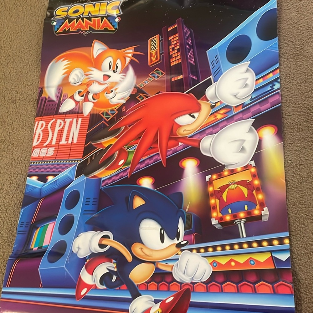 Sonic Mania Poster From 2019